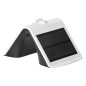 SILOE LED 1,5W, solcellslampa med rörelsesensor 120 grader, 190lm, IP65, 4000K, 1200mAh, dubbel ljuskälla, vit