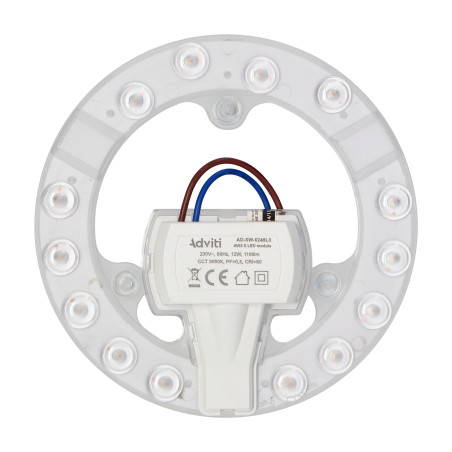 AVIS II LED-ljuspanel LED 12W, 1100lm, 3000K, ? 137