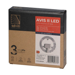 AVIS II LED-ljuspanel LED 12W, 1100lm, 3000K, ? 137 | HandlaSmidigt.se