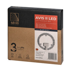 AVIS II LED-panel ljuspanel LED 18W, 1650lm, 3000K, ? 176 | HandlaSmidigt.se