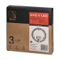 AVIS II LED-panel ljuspanel LED 18W, 1650lm, 3000K, ? 176