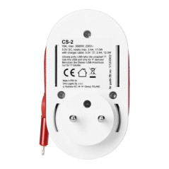 Adapter med USB-laddare och laddningskabel (typ C + Lightning), 1x2P+Z, 2xUSB (Typ A+C), max 3,4A | HandlaSmidigt.se