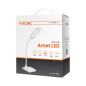 AMET LED DIM 6W, skrivbordslampa, 360lm, 3000K, vit, dimningsfunktion