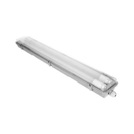VUMBI II T8 LED 2x9W armatur med dammtät T8 LED-lampor, 1800lm, IP65, 4000K | HandlaSmidigt.se