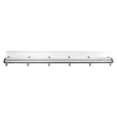 VUMBI II T8 LED 2x22W armatur med dammtät T8 LED-lampor, 4800lm, IP65, 4000K | HandlaSmidigt.se