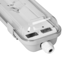 VUMBI III armatur dammtät för T8 LED, IP65, 60cm | HandlaSmidigt.se