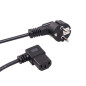 MCTV-802 42166 Vinklad nätkabel 3-pin 1,5m EU-kontakt