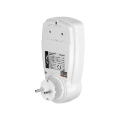 Enfasig elmätare, energikalkylator med LCD-skärm, en tariff, inbyggt batteri, Schuko-version | HandlaSmidigt.se