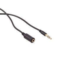 MCTV-821 42205 Przewód jack 3.5mm wtyk-gniazdo 5m czarny