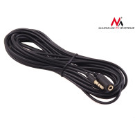 MCTV-821 42205 Przewód jack 3.5mm wtyk-gniazdo 5m czarny