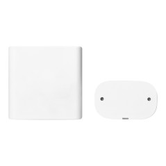 Trådlös batteridriven ringklocka EXTEL diBi Flash Soft, vit | HandlaSmidigt.se