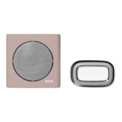Trådlös batteridriven ringklocka EXTEL diBi Flash Soft, brun | HandlaSmidigt.se