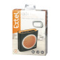 Trådlös batteridriven ringklocka EXTEL diBi Flash Soft, svart orange