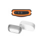 Trådlös batteridriven ringklocka EXTEL diBi Flash Soft, svart orange