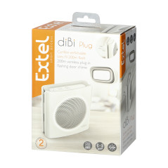 Trådlös ringklocka 230V~ EXTEL diBi Plug | HandlaSmidigt.se