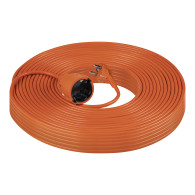 Förlängningssladd för trädgården med en enkel Schuko-uttag, PVC 3x1mm², längd 30m.