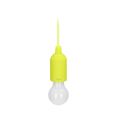 Batteridriven nattlampa på snöre 1W LED, 3 x AAA, limegrön