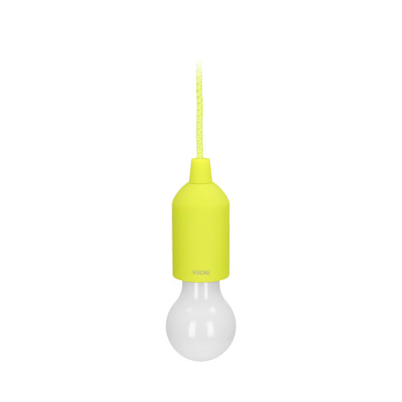 Batteridriven nattlampa på snöre 1W LED, 3 x AAA, limegrön