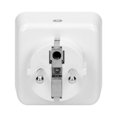 Nattlampa LED med eluttag, 4000K