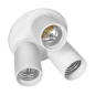 Adapter för ljuskälla E27/3xE27, smal