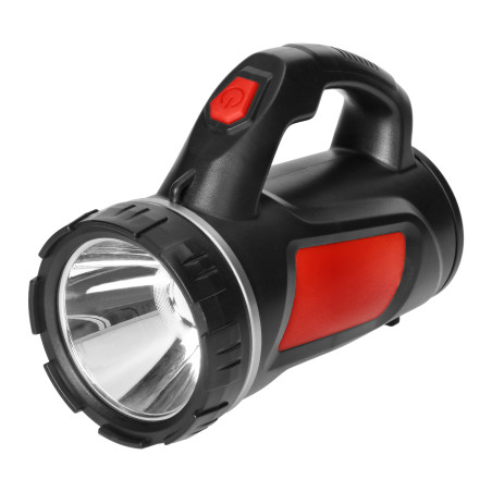 Handhållen ficklampa LED CREE 3W + COB 1W med 1200 mAh batteri.