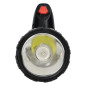 Handhållen ficklampa LED CREE 3W + COB 1W med 1200 mAh batteri.