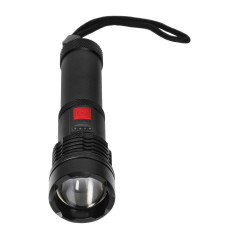Taktisk ficklampa LED COB 12W med zoomfunktion och 2200 mAh batteri | HandlaSmidigt.se