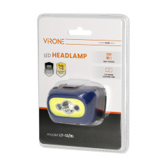 Pannlampa med COB LED och rörelsesensor, uppladdningsbar, blå