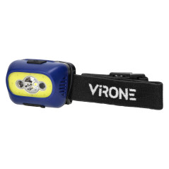 Pannlampa med COB LED och rörelsesensor, uppladdningsbar, blå