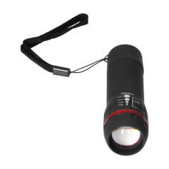 Ficklampa LED 1W med zoom, 60lm, 3xAAA | HandlaSmidigt.se