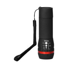 Ficklampa LED 1W med zoom, 60lm, 3xAAA | HandlaSmidigt.se
