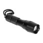 LED-ficklampa CREE 10W med zoom, 800lm, 3 x AAA, aluminiumkonstruktion
