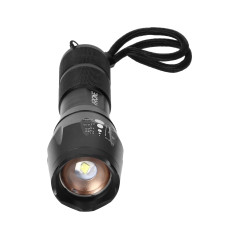 LED-ficklampa CREE 10W med zoom, 800lm, 3 x AAA, aluminiumkonstruktion | HandlaSmidigt.se