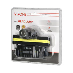 Pannlampa LED COB + CREE med 1200 mAh batteri