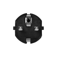 Verktygsuttag 2P+Z Uni-Schuko, svart | HandlaSmidigt.se