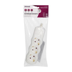 Grenuttag 3x2P+Z Schuko, vit | HandlaSmidigt.se