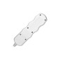 Grenuttag 3x2P+Z Schuko, vit
