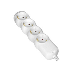 Förgrening 4x2P+Z Schuko, vit | HandlaSmidigt.se