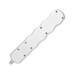 Grenuttag med strömbrytare 4x2P+Z Schuko, vit | HandlaSmidigt.se