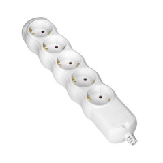 Grenuttag 5x2P+Z Schuko, vit | HandlaSmidigt.se