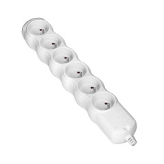 Grenuttag 6x2P+Z, vit | HandlaSmidigt.se