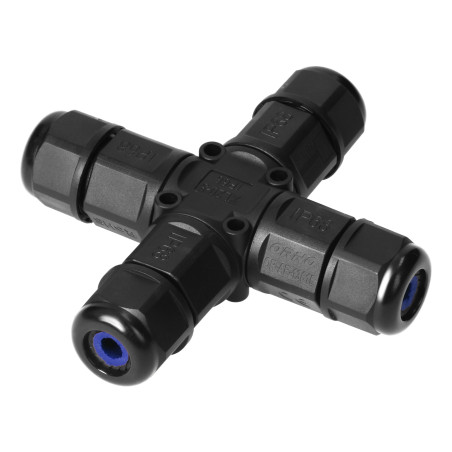 Kabelanslutningskontakt fyrpolig (Typ-X), IP68, 3x4mm2, 450V/25A