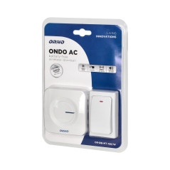 ONDO AC trådlös dörrklocka utan batteri, vit | HandlaSmidigt.se