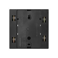 Elektromekanisk tvåtonig ringklocka QUARTO AC, 230V, svart | HandlaSmidigt.se