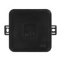 Burk om CLICK, IP54, 12 genomföringar, 75x75x41mm, svart, 66 st.
