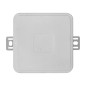 Burk för CLICK, IP54, 12 genomföringar, 75x75x41mm, grå