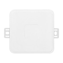 Burk för CLICK, IP54, 12 genomföringar, 75x75x41mm, vit, 66 st. | HandlaSmidigt.se