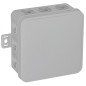 Burk för CLICK, IP54, 12 genomföringar, 85x85x41mm, grå, 50 st.
