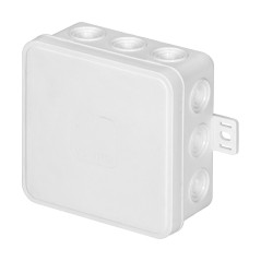 Askburk för CLICK, IP54, 12 genomföringar, 85x85x41mm, vit | HandlaSmidigt.se
