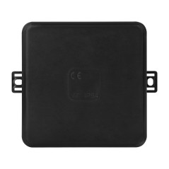Askburk CLICK, IP54, 12 genomföringar, 100x100x41mm, svart | HandlaSmidigt.se